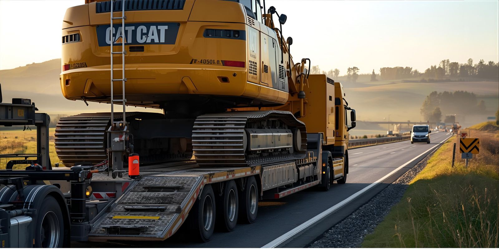 Transport maszyn budowlanych